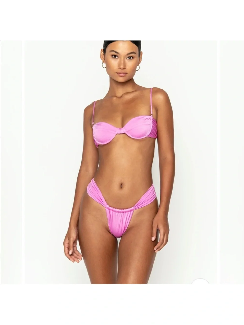 SOMMER SWIM THE SADIE BOTTOM IN PROFUMO PINK - Picture 6 of 12